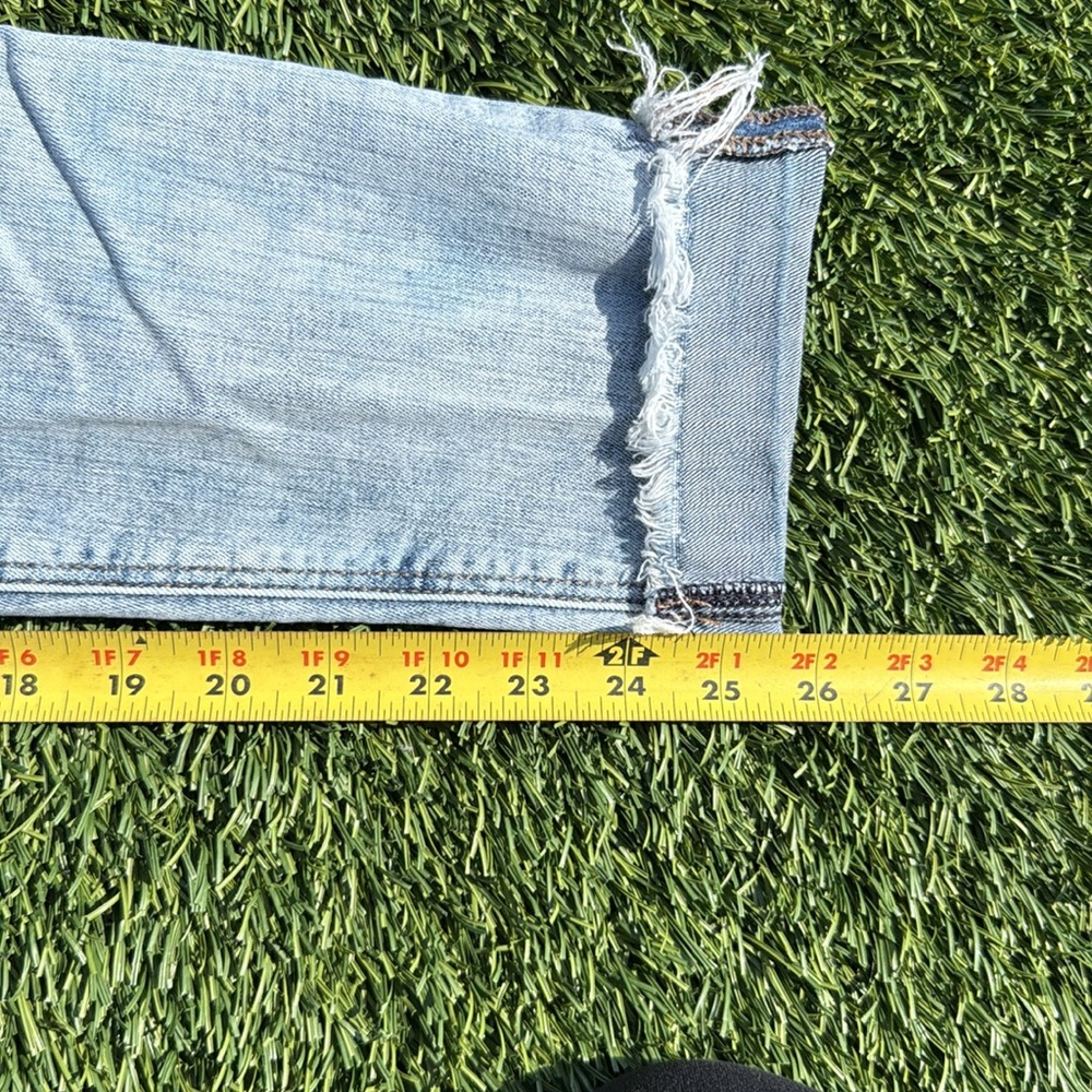 Excellent used condition Express Vintage Skinny HR Distressed Jeans Size 00 - Picture 8 of 9
